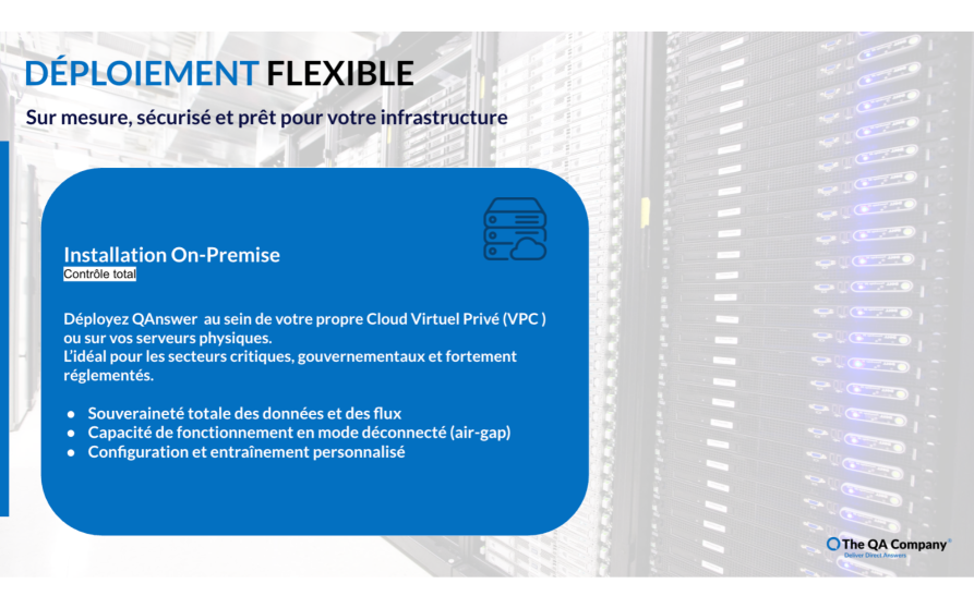 Image d'illustration de Licence QAnswer On-Premise 1/9 - Ouvrir en plein écran