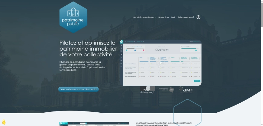 Image d'illustration de Patrimoine-Public, logiciel de gestion du patrimoine public 1/9 - Ouvrir en plein écran