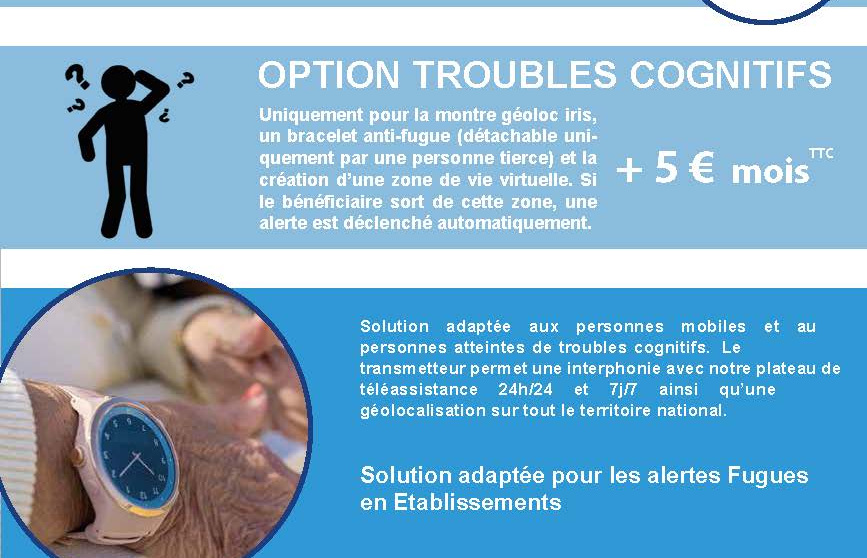 Image d'illustration de Montre Téléassistance mobile géolocalisé pour sénior 1/1 - Ouvrir en plein écran