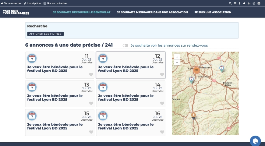 Image d'illustration de Plateforme d'engagement bénévole 1/2 - Ouvrir en plein écran