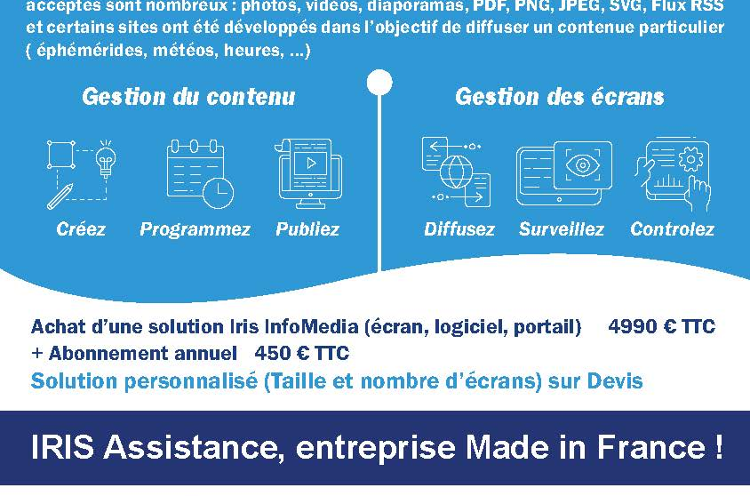 Image d'illustration de Ecran d'animation tactile et diffusion de contrenu 2/2 - Ouvrir en plein écran
