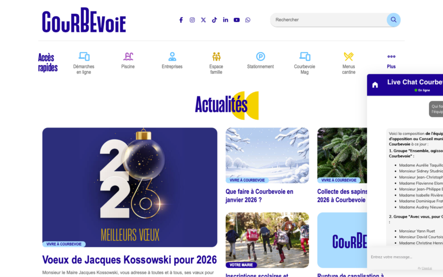 Image d'illustration de Assistant conversationnel IA pour collectivités – Relation usagers 24/7 2/2 - Ouvrir en plein écran