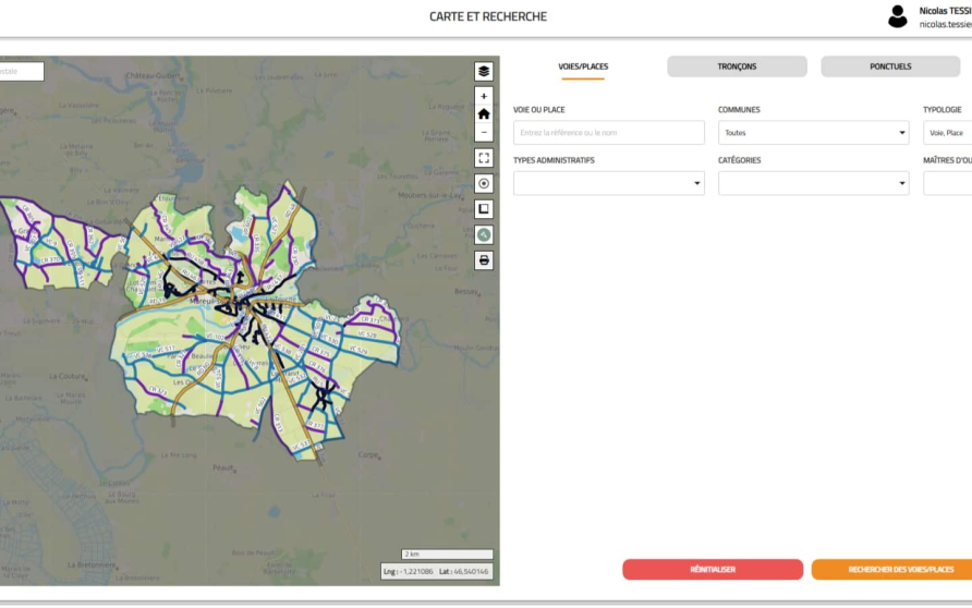 Image d'illustration de Mon Territoire Voirie : L'outil de gestion des voies 2/3 - Ouvrir en plein écran