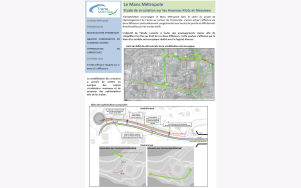 Etude de circulation sur les Avenues Klotz et Messiaen au Mans