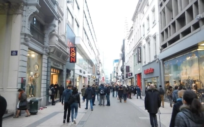 Comptage piéton dans la ville de Bruxelles
