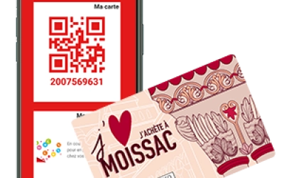 Carte J'aime Moissac