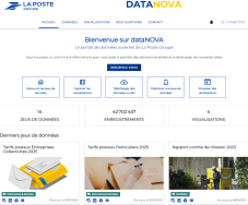 dataNova - Portail open data du Groupe La Poste