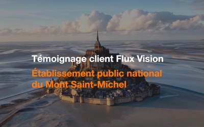 Flux Vision au service de l'observatoire de la fréquentation touristique du Mont Saint-Michel