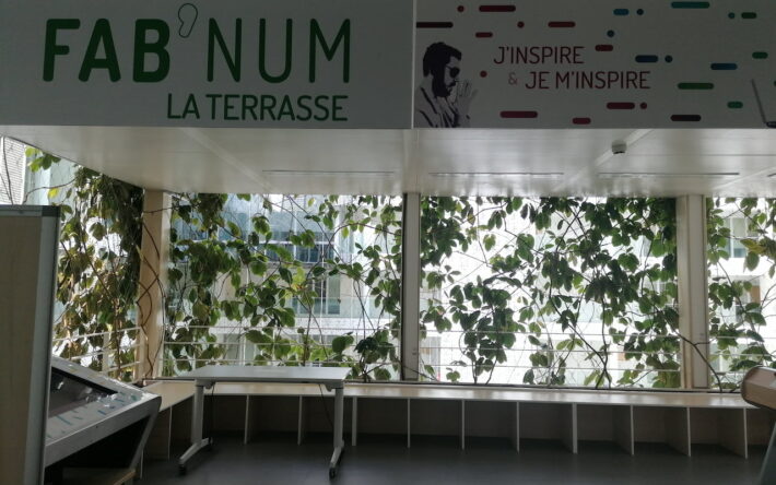 Fab’num : espace de coworking et partage d’expériences entre les différentes équipes du service. L’équipe de STACOPTIM l’a beaucoup utilisé. Crédit photo Bordeaux Métropole