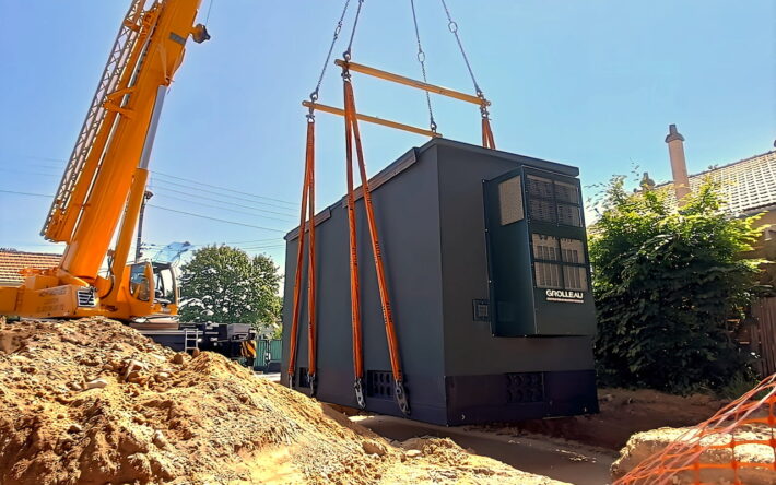NRO (Nœud de Raccordement Optique), installé pour le réseau fibre d’Essonne Numérique - Crédit photo : T. Cochet-Peduzzi/ CD91