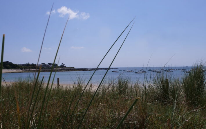 Lorient Agglomération surveille l’évolution du trait de côte sur l’Anse du Stole à Ploemeur - Crédit photo : Lorient Agglomération