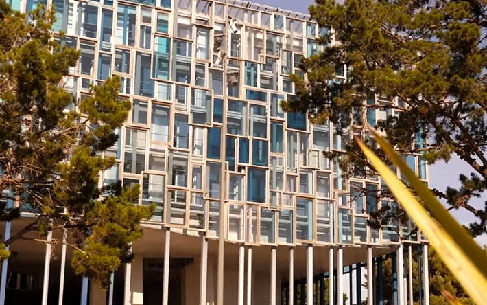 Vue Maison de l’Agglomération située quai du Péristyle à Lorient - Crédit photo : Lorient Agglomération
