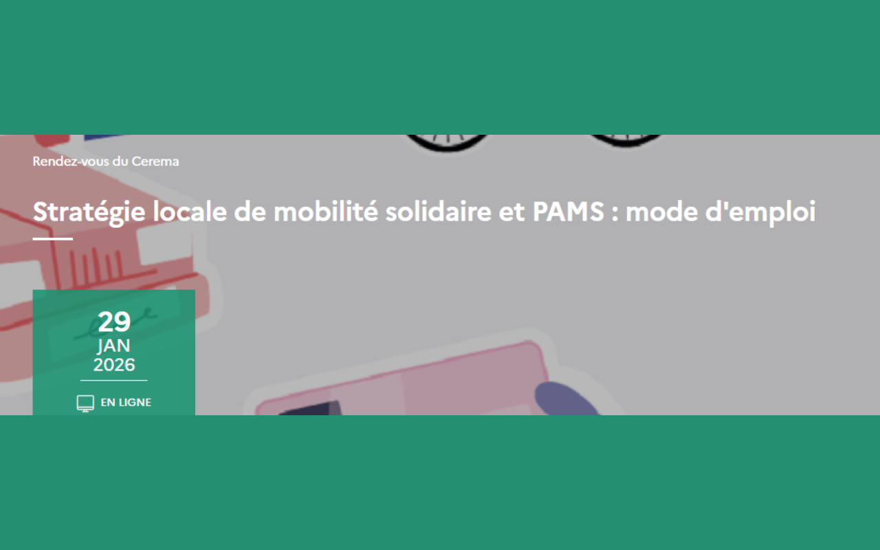 Stratégie locale de mobilité solidaire et PAMS : mode d’emploi
