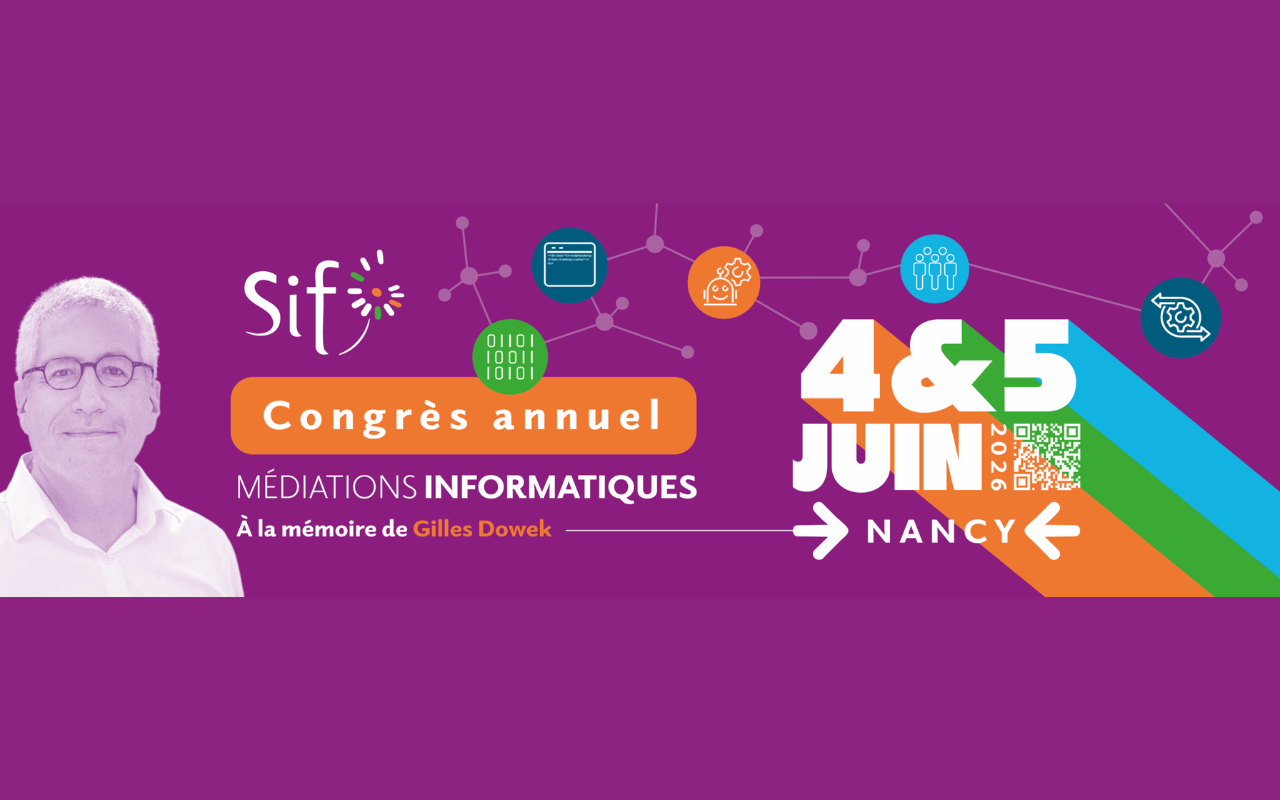 Congrès SIF 2026 : « Médiations informatiques »