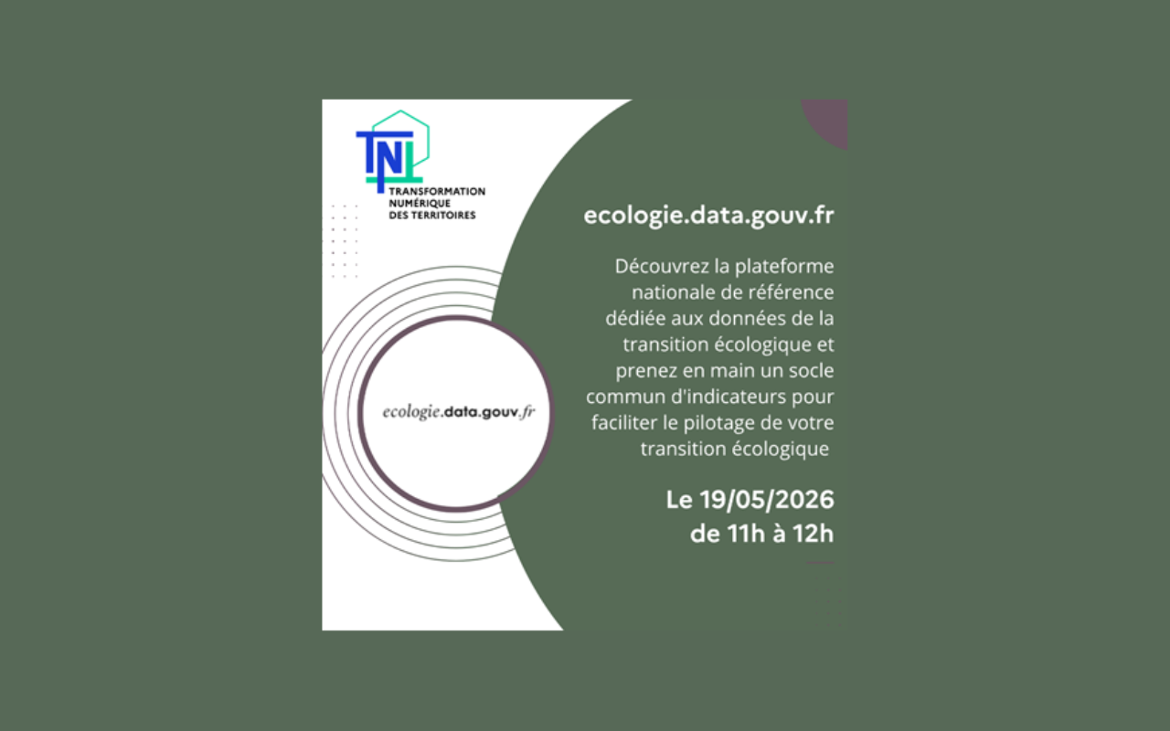 ecologie.data.gouv.fr et les indicateurs territoriaux : les données environnementales au service des territoires